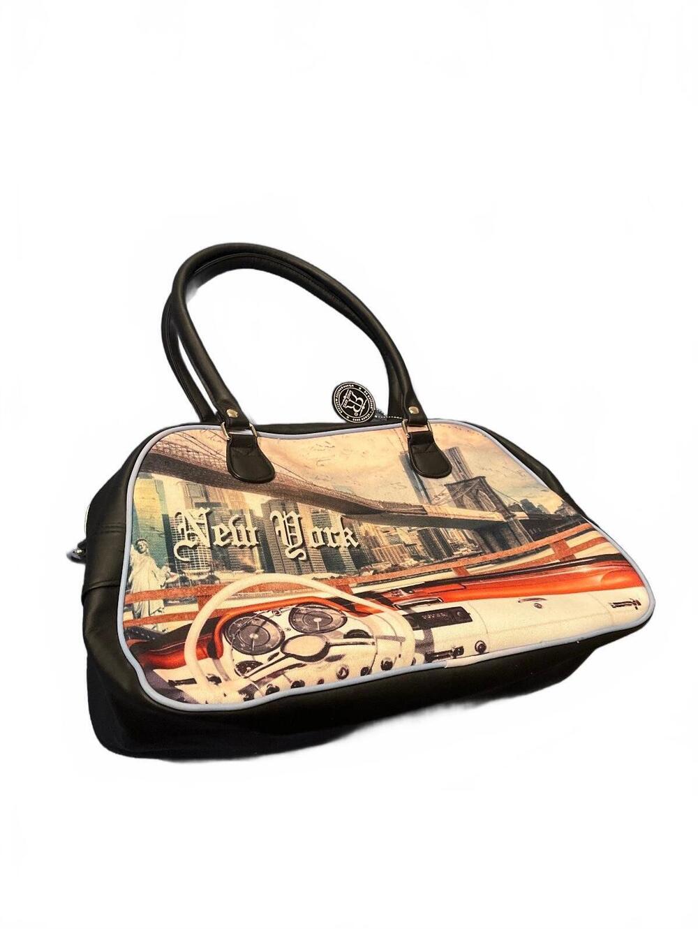 Robin Ruth New York Print Shoulder Bag